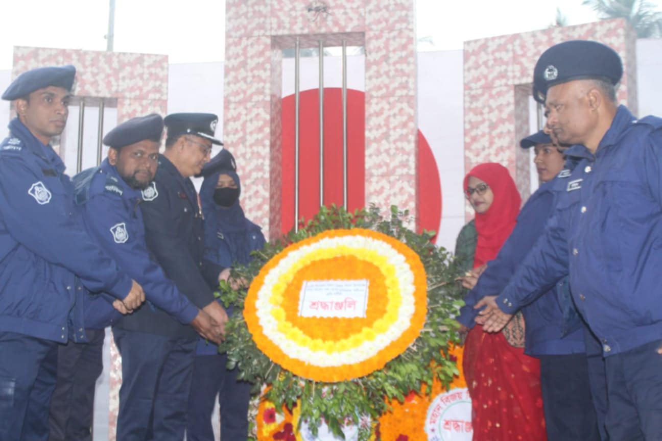 বাঘায় যথাযোগ্য মর্যাদায় মহান বিজয় দিবস উদযাপন