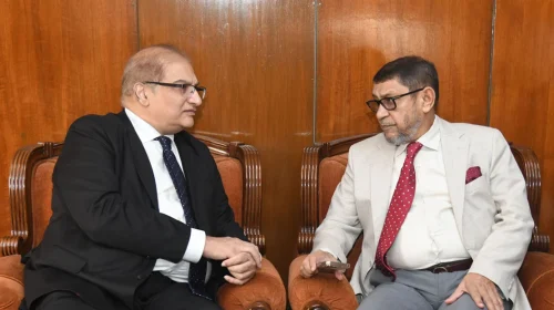 স্বাস্থ্যমন্ত্রীর সাথে পাকিস্তান হাইকমিশনারের সাক্ষাৎ