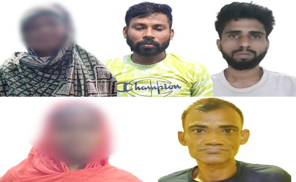 নগরীতে মাদকবিরোধী অভিযানে নারীসহ ৫ মাদক ব্যবসায়ী গ্রেপ্তার