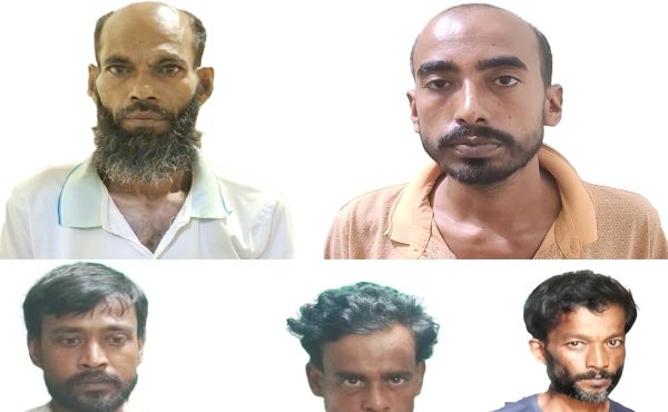নগরীতে পুলিশের মাদকবিরোধী অভিযানে ৫ মাদক ব্যবসায়ী গ্রেপ্তার