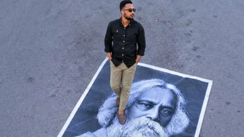 রবীন্দ্রনাথের ছবি পায়ের নিচে রেখে পোস্ট, ছাত্রদল নেতা বহিষ্কার
